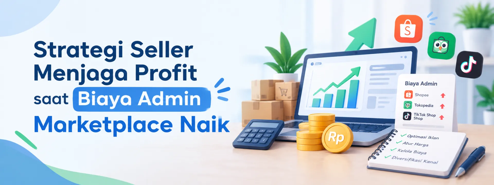 Strategi Seller Menjaga Profit saat Biaya Admin Marketplace Naik