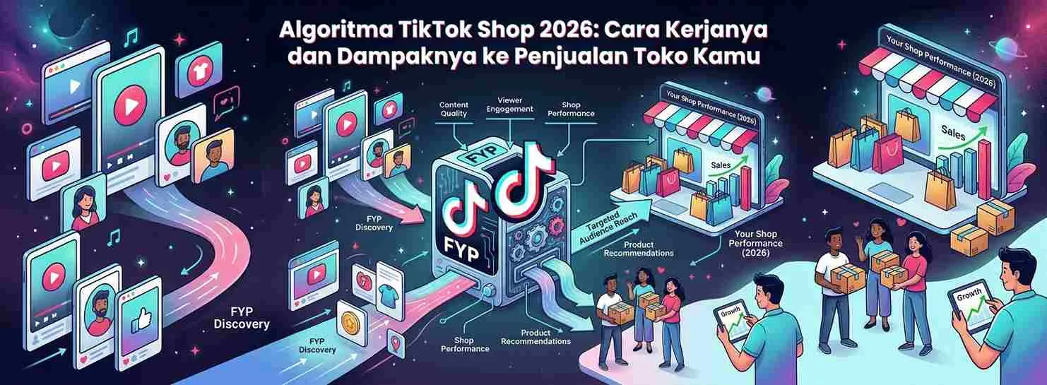 Algoritma TikTok Shop 2026: Cara Kerja & Dampak ke Penjualan