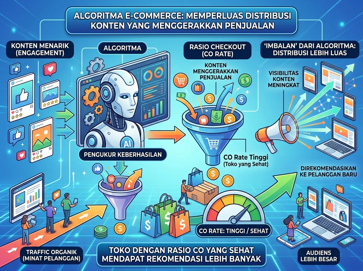 3. Sinyal Konversi: Klik Produk, Add to Cart, dan Pembelian - Algoritma TikTok Shop 2026: Cara Kerja & Dampak ke Penjualan