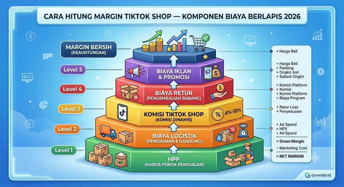 Mengapa Margin TikTok Shop Sering Keliru Dihitung - Cara Hitung Margin TikTok Shop 2026 yang Benar