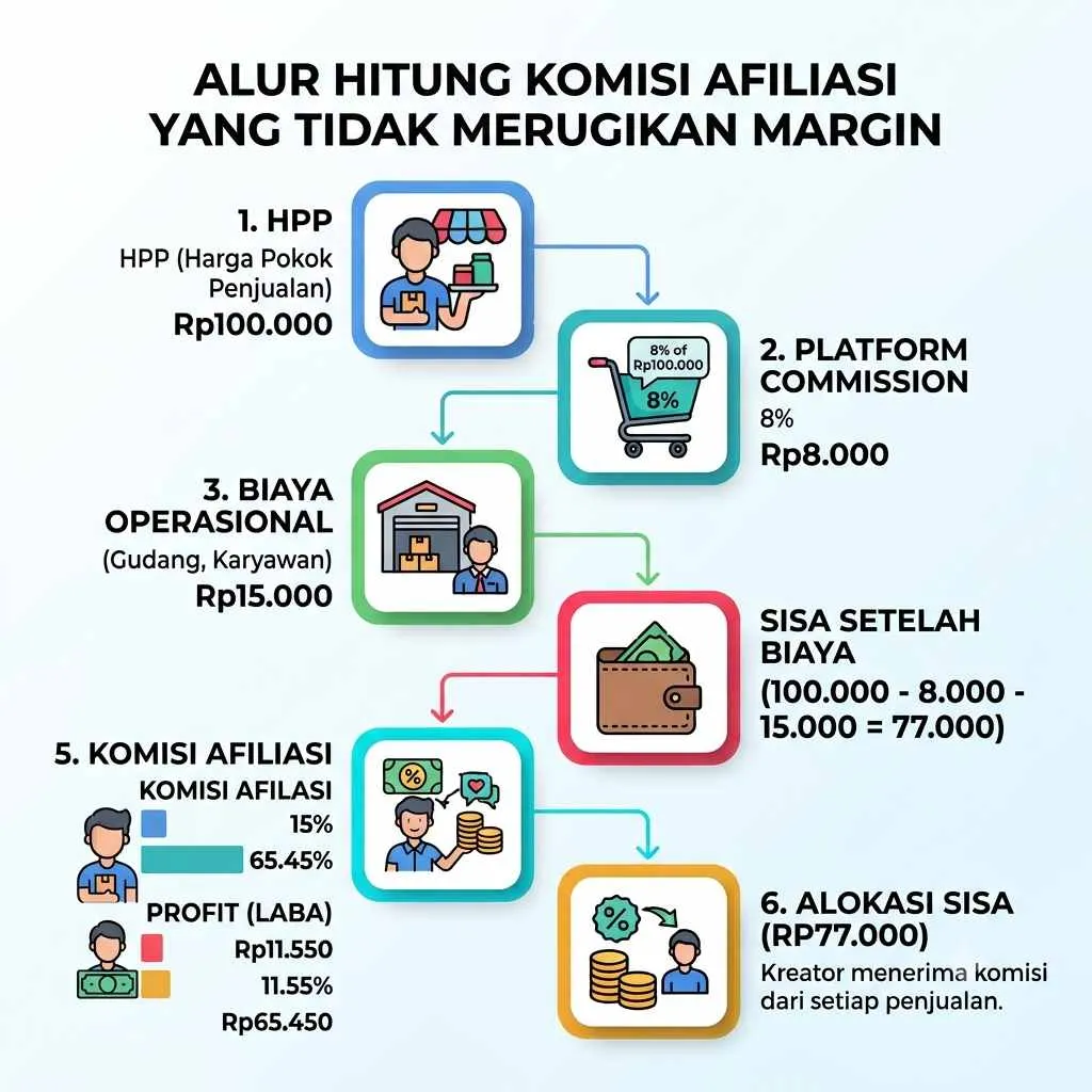 Komisi Affiliate TikTok Shop: Cara Hitung yang Benar - Affiliate Marketing TikTok Shop: Panduan Seller 2026