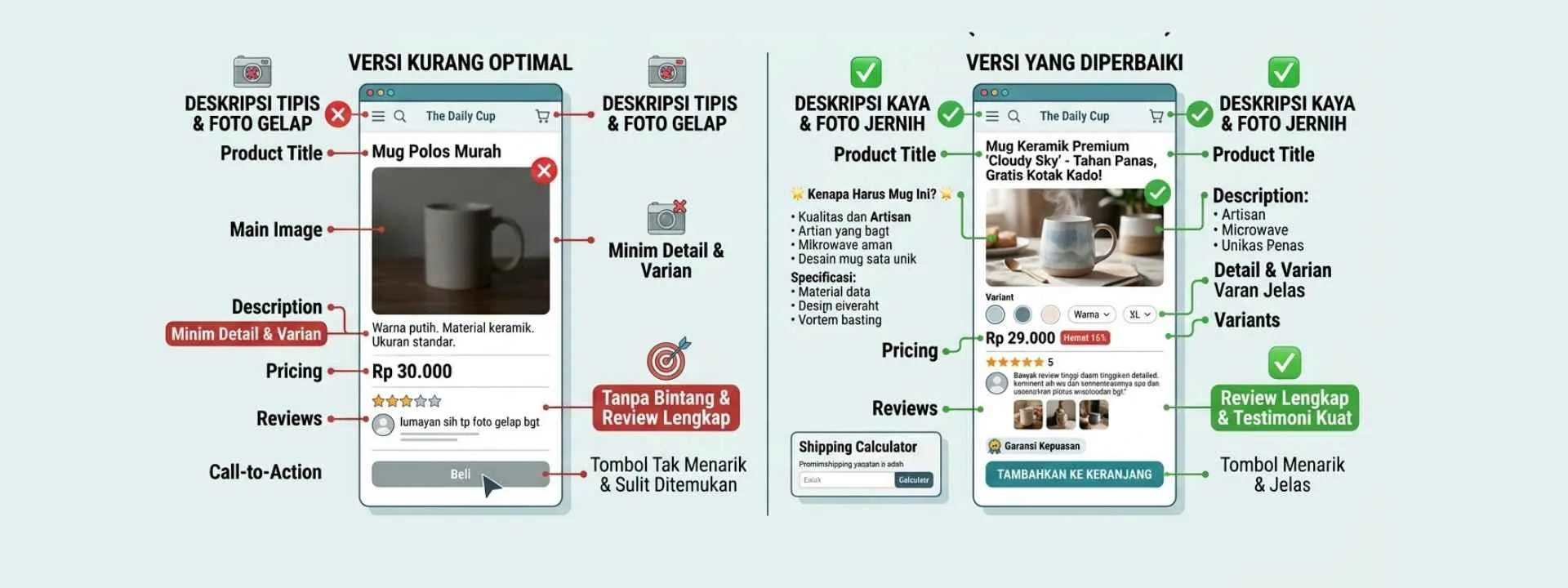 Tingkatkan Halaman Produk agar Pembeli Tidak Kabur (Conversion Rate) - Optimasi Marketplace: Panduan Lengkap untuk Seller 2026