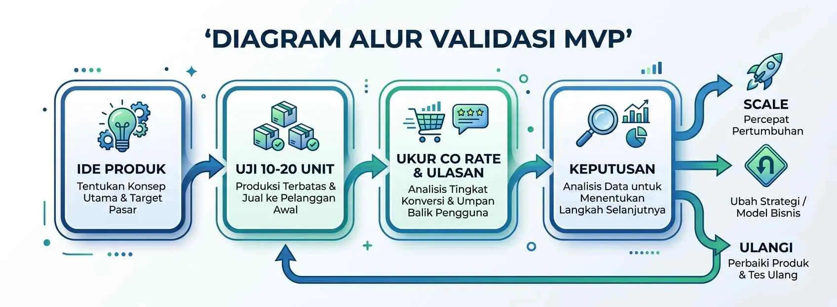 3 Validasi dengan MVP Sebelum Stok Besar - Cara Mencari Product Market Fit Seller Marketplace