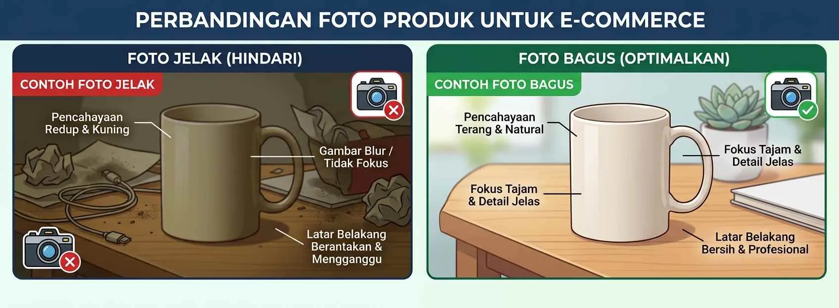 Foto Produk yang Meyakinkan - Cara Optimasi Toko TikTok Shop yang Sepi (2026)