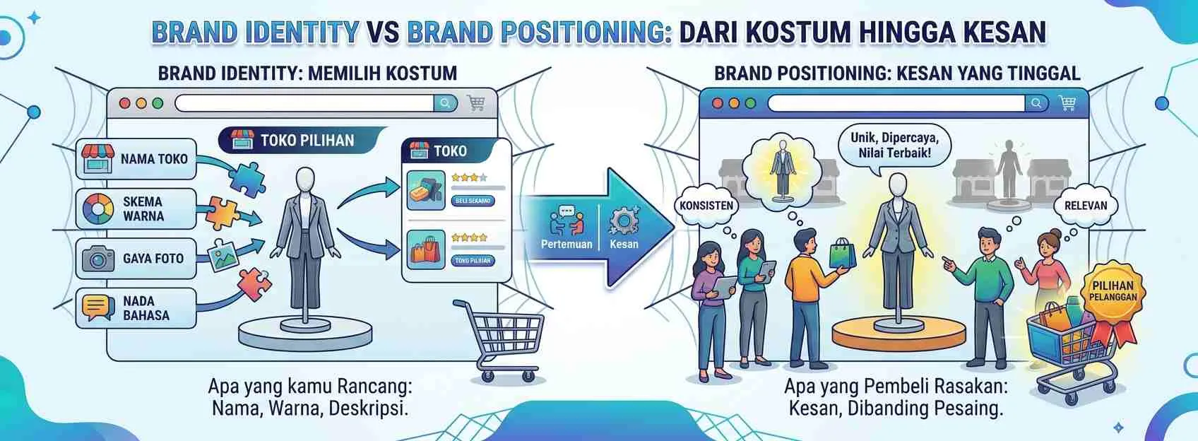 Apa Bedanya Brand Positioning dengan Brand Identity? - Strategi Brand Positioning Seller Online 2026 | Growlab