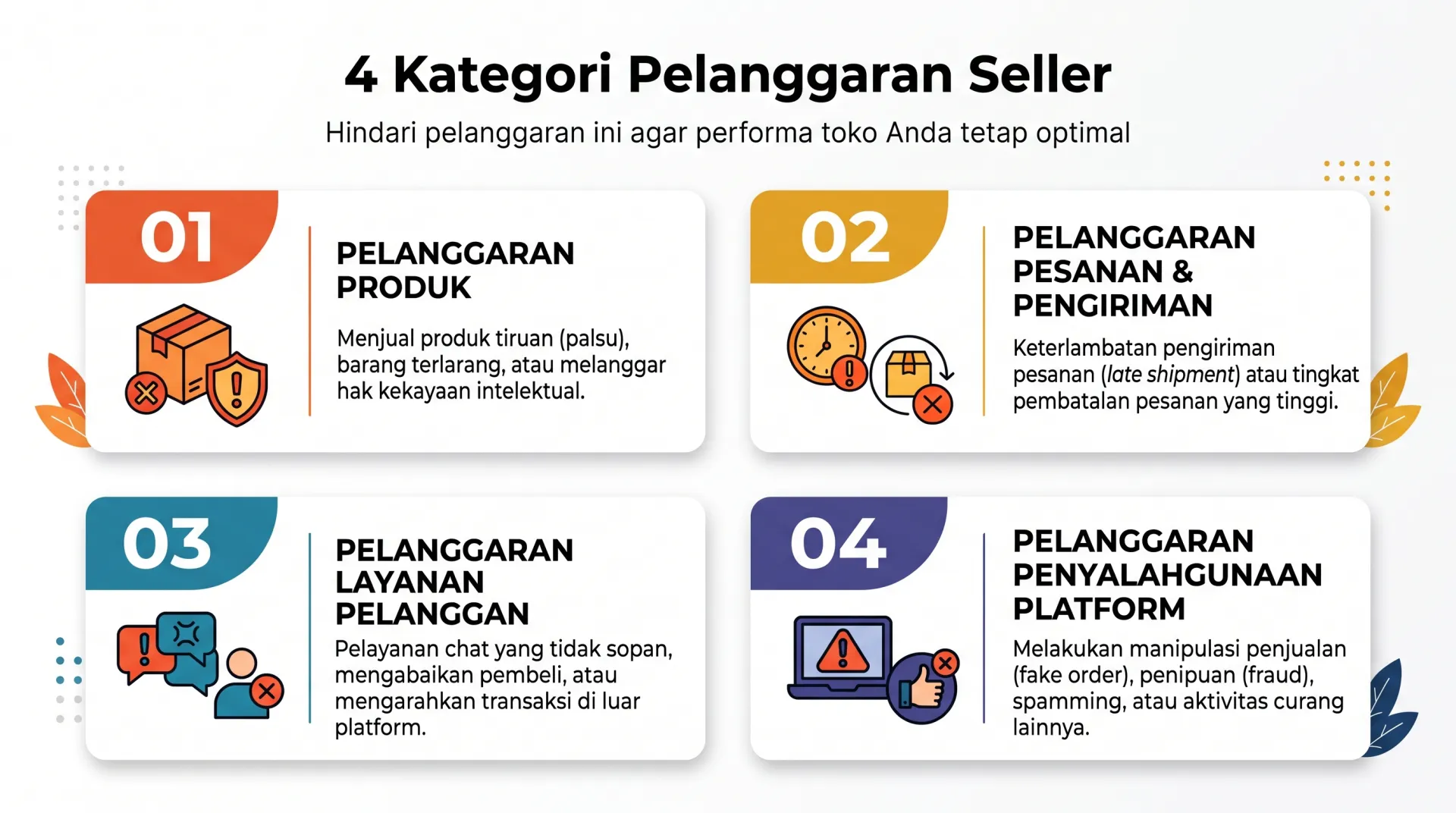 Jenis dan Penyebab Pelanggaran TikTok Shop yang Perlu Dihindari - Poin Pelanggaran TikTok Shop: Penyebab, Sanksi, dan Cara Mengatasinya
