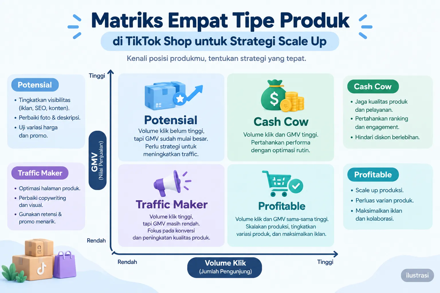 Evaluasi Performa Toko TikTok Shop - Strategi Scale Up TikTok Shop saat Penjualan Melambat