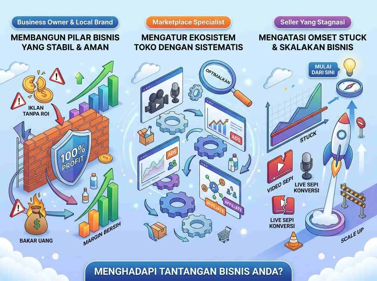 Rahasia Scale Up TikTok Shop & Tokopedia dari Praktisi