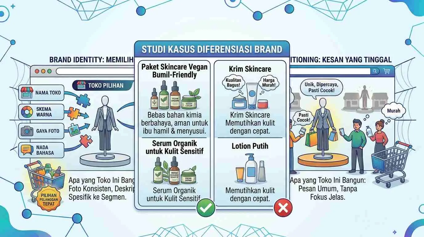 Diferensiasi Produk Kecantikan: Studi Kasus Cara Berpikir yang Benar - Strategi Brand Positioning Seller Online 2026 | Growlab