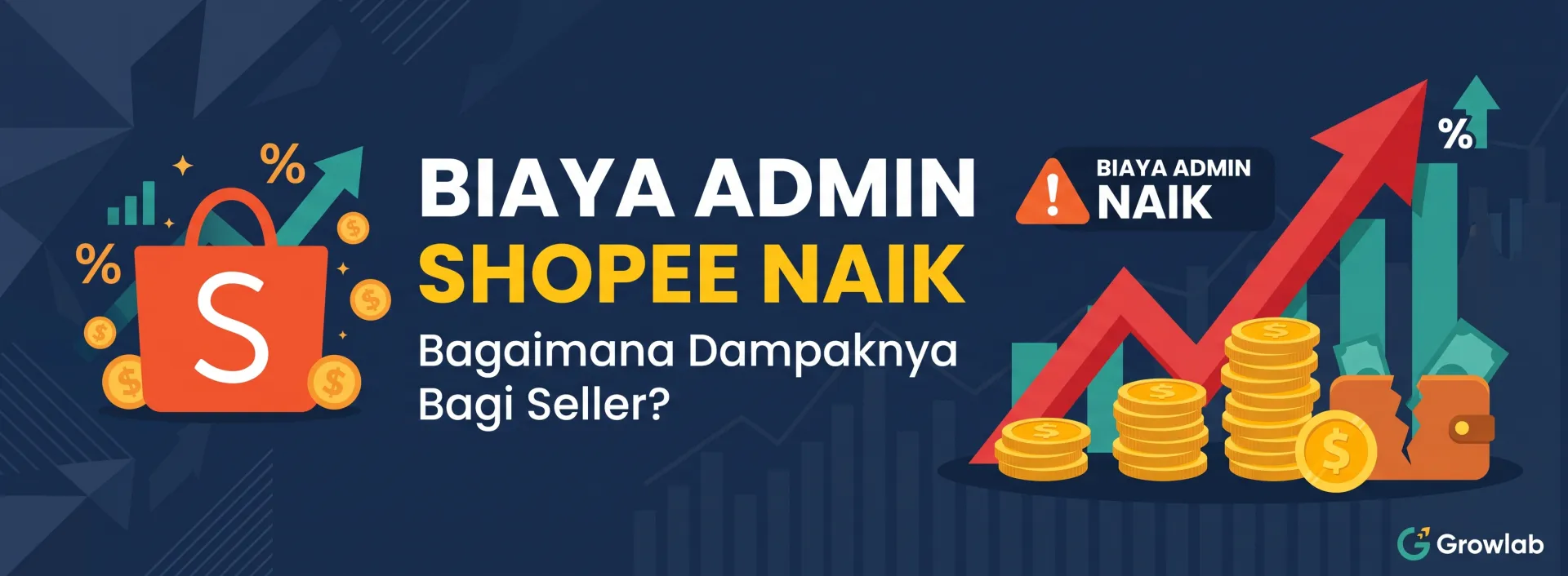 Komponen Biaya Jualan di Marketplace - Biaya Admin Marketplace Naik : Shopee, Tokopedia, dan TikTok