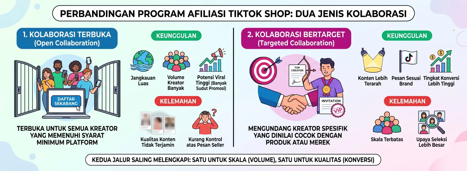 Dua Jenis Program Afiliasi TikTok Shop - Affiliate Marketing TikTok Adalah: Cara Kerja & Strategi