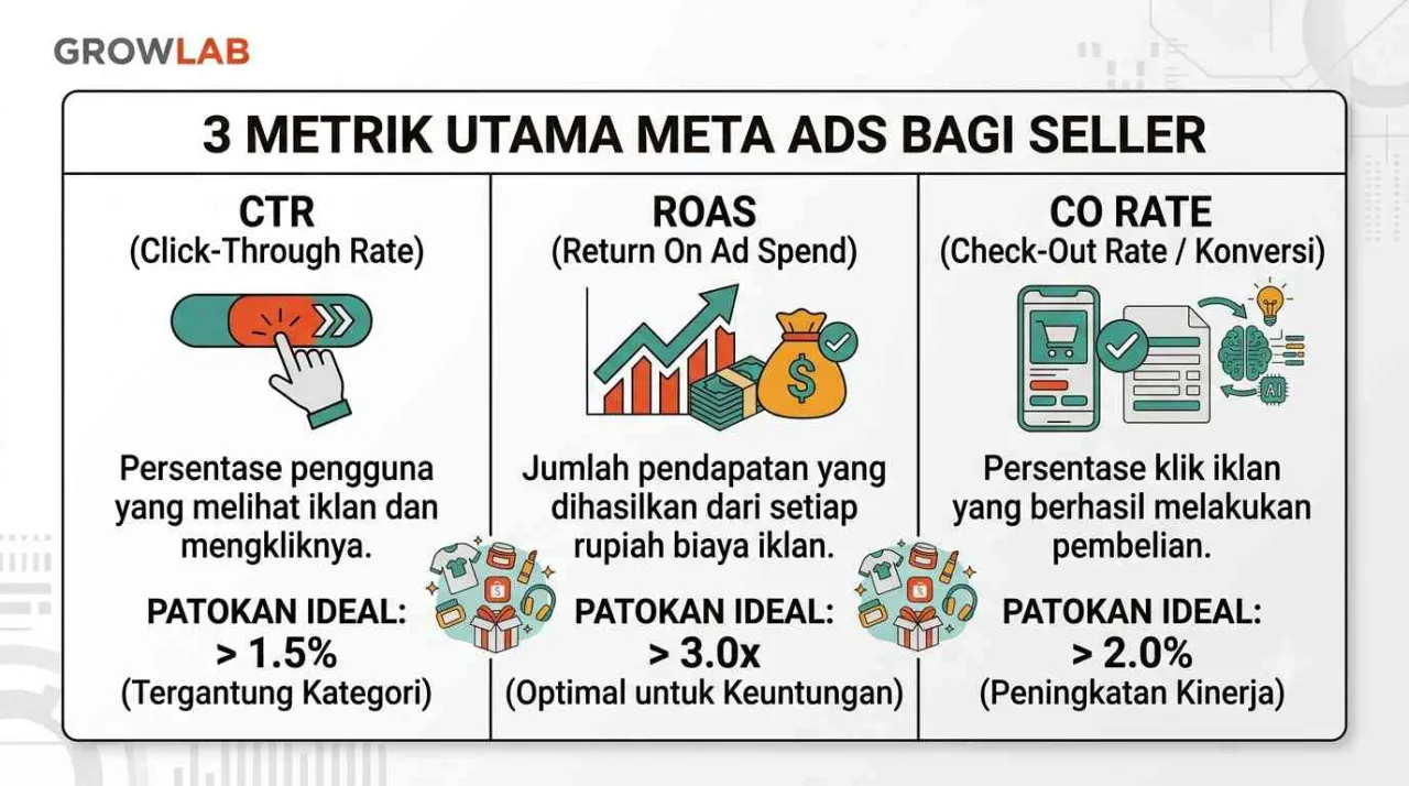 Metrik Meta Ads yang Benar-Benar Penting bagi Seller - Meta Ads untuk Seller Marketplace: CPAS & Strategi 2026